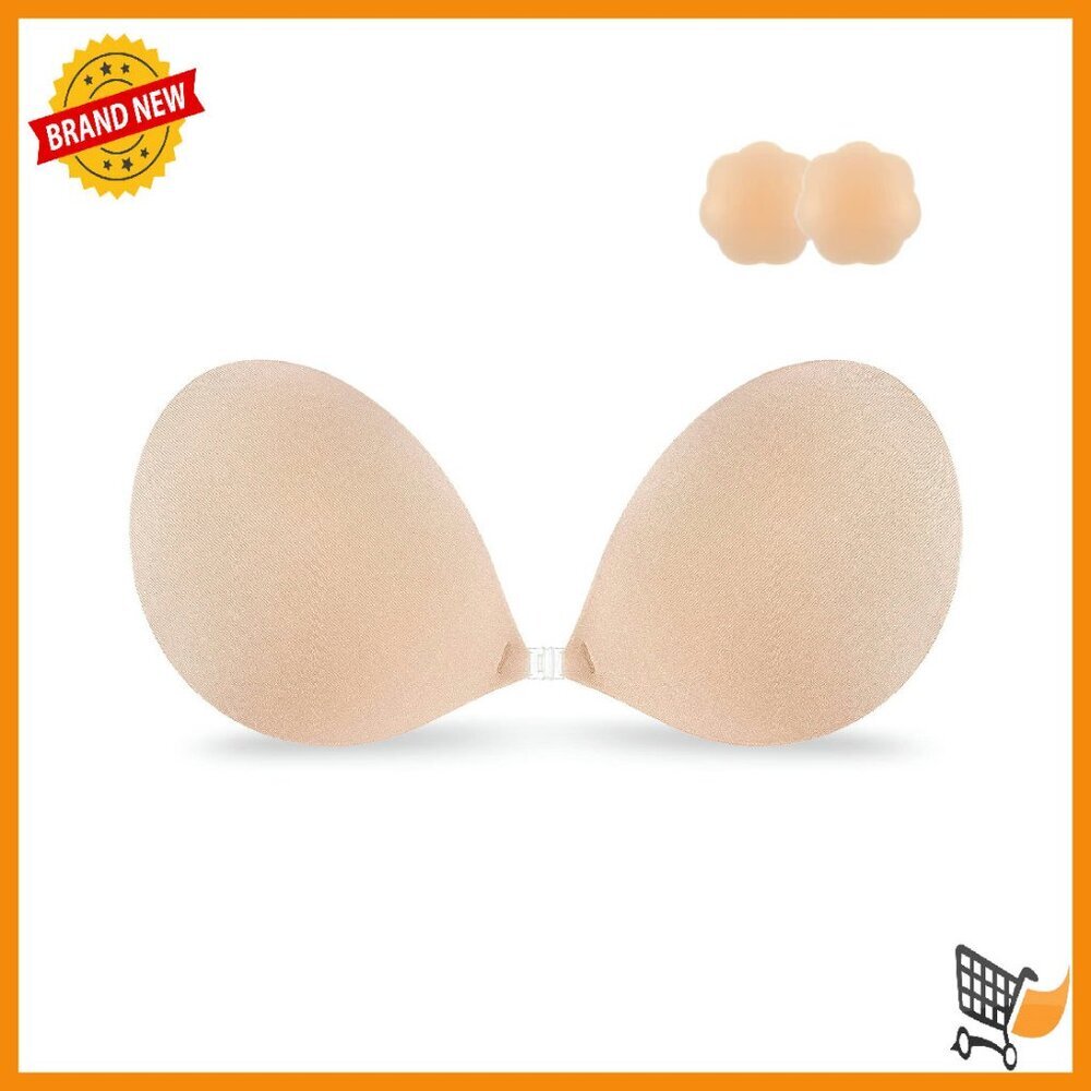 Strapless Silicone Adhesive Bra Push Up Backless Dress Invisible